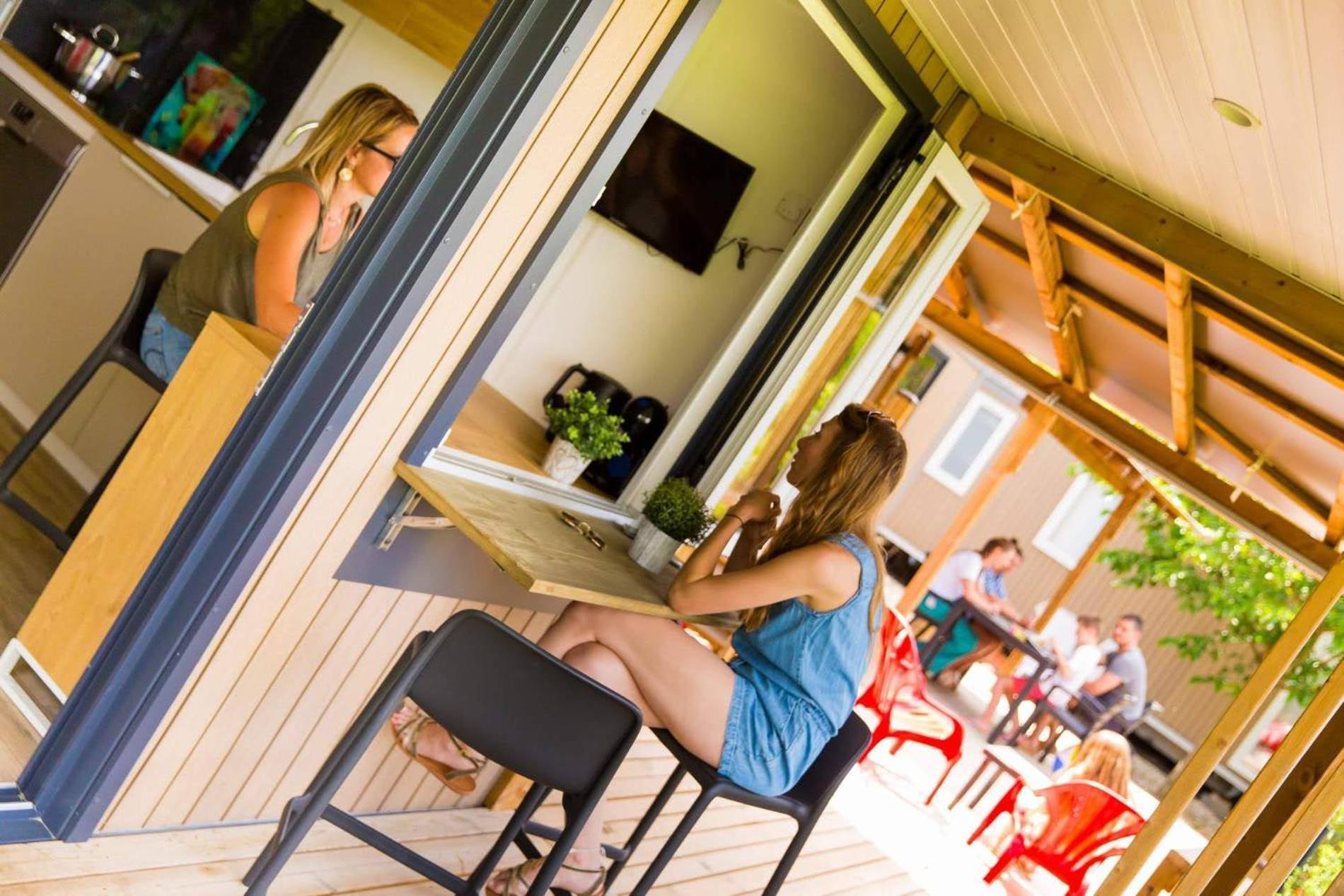 Camping La Chapouliere Ruoms Bagian luar foto