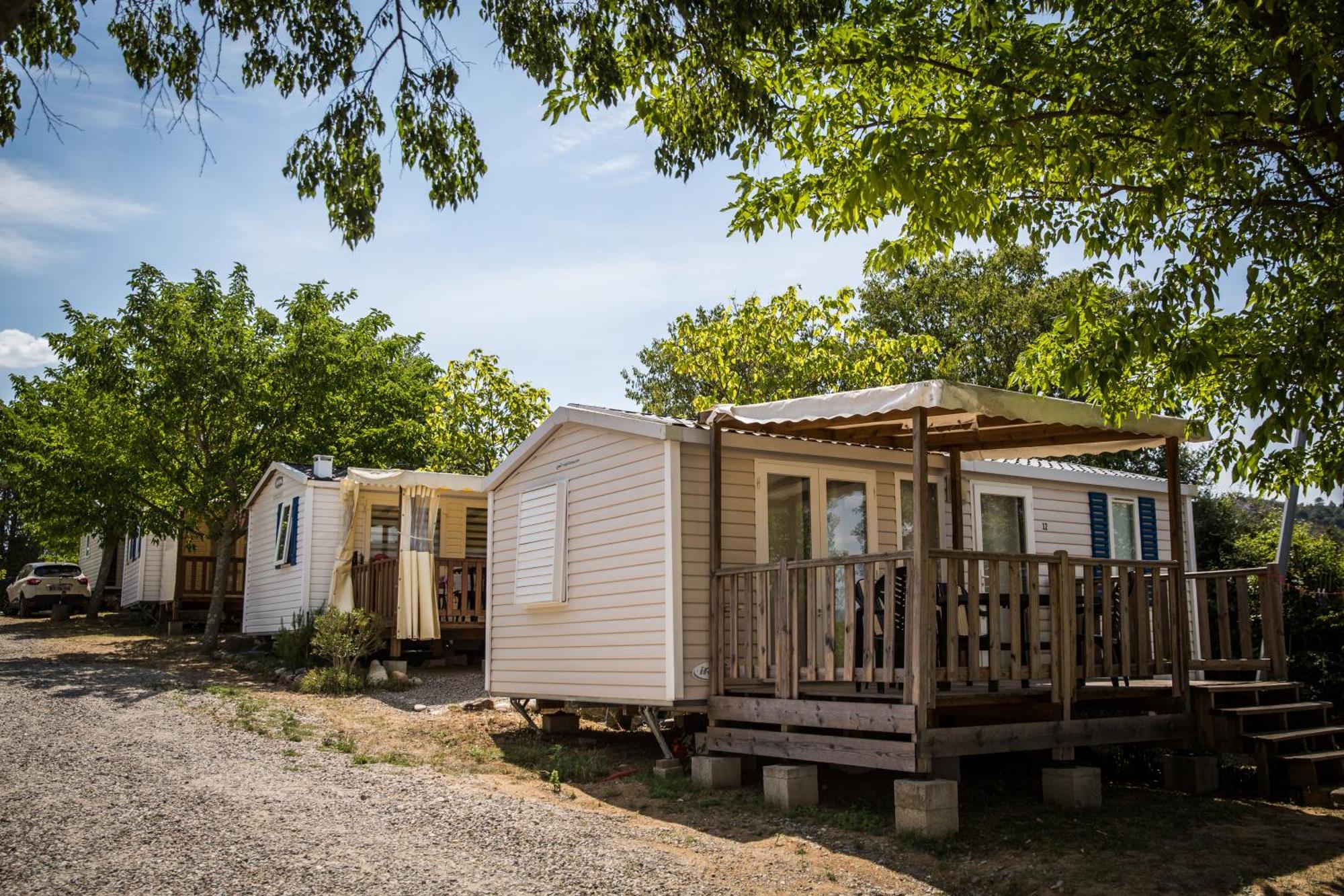 Camping La Chapouliere Ruoms Bagian luar foto