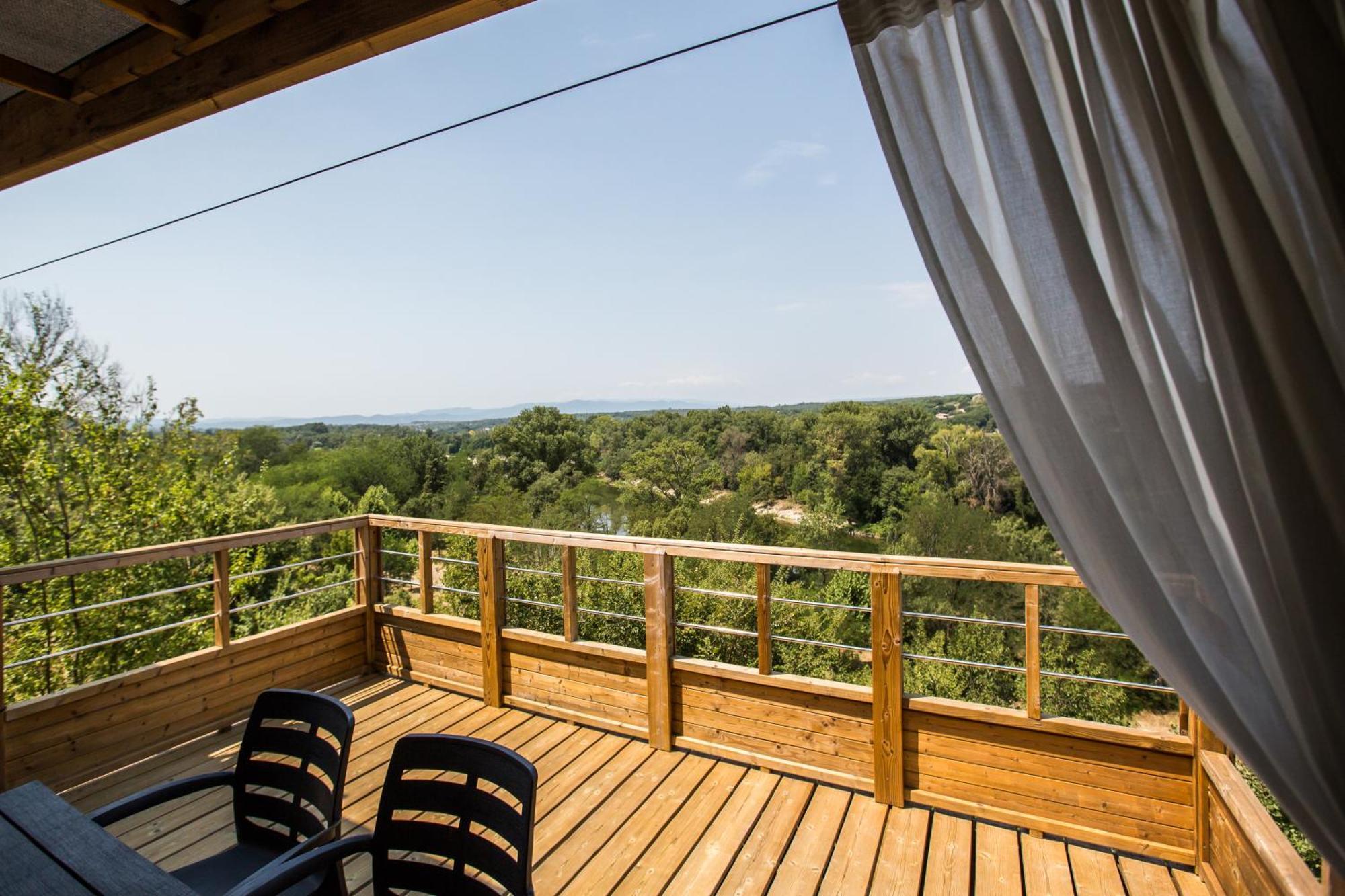 Camping La Chapouliere Ruoms Bagian luar foto