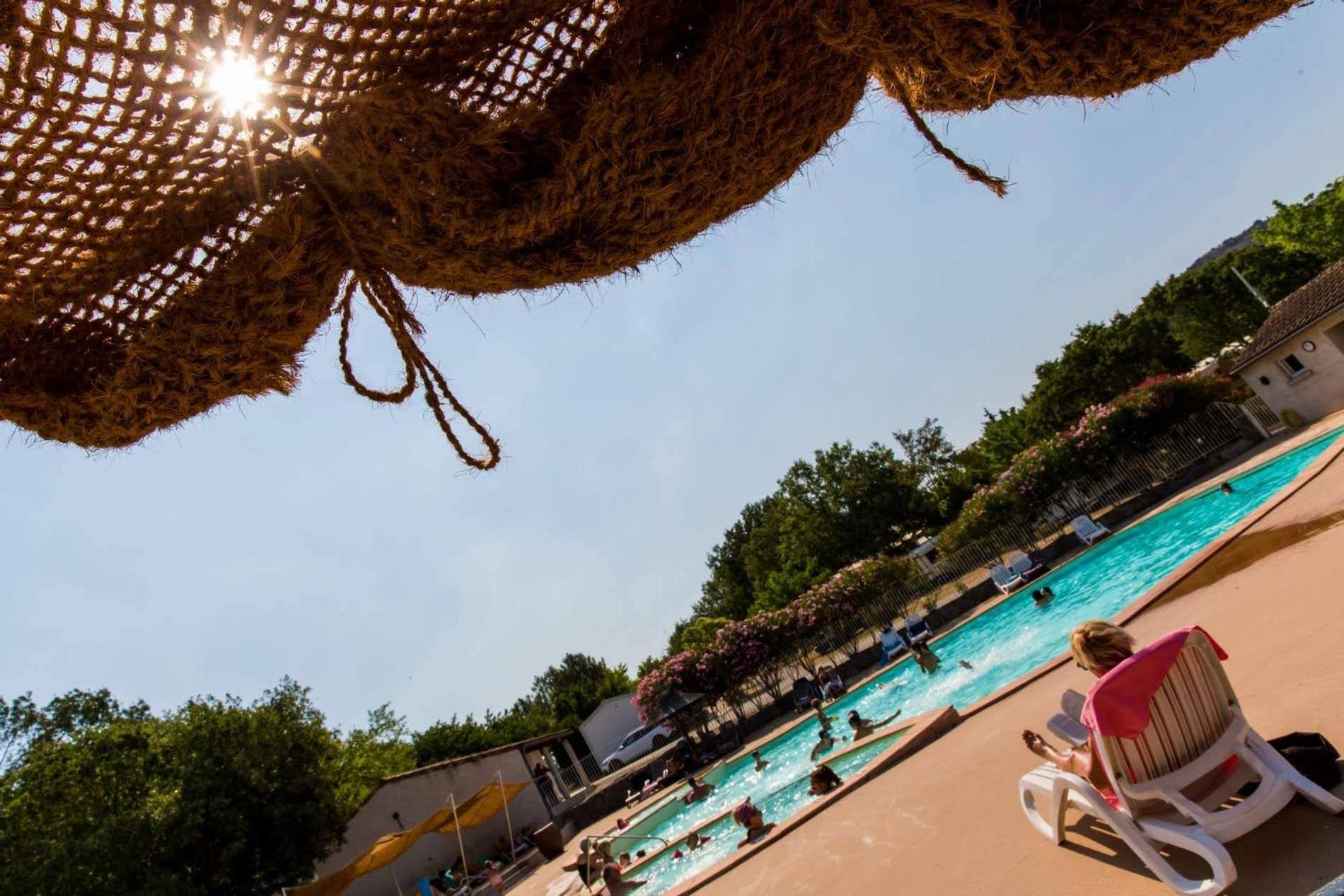 Camping La Chapouliere Ruoms Bagian luar foto